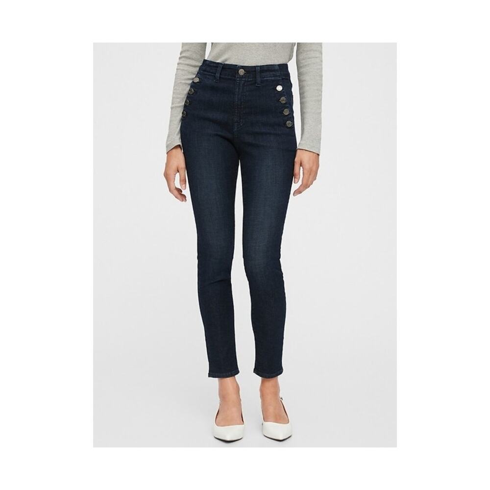 GAP High Rise Universal Legging Dark Wash Size 8/29